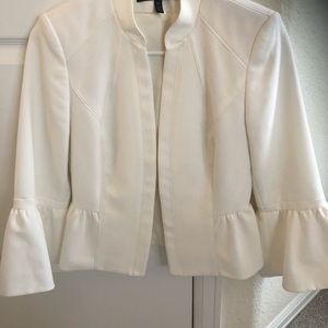 WHBM blazer off white 00